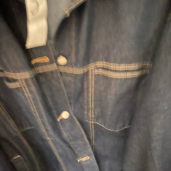 Silk & Salt Women’s Denim Jean Jacket Sz M NWT - Picture 4 of 7